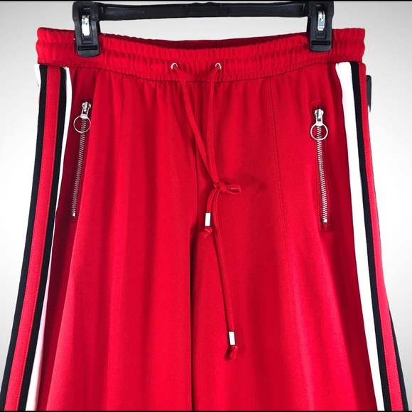 Boom Boom Jeans Women's Red Sweat Pants Size Large! - Picture 3 of 7